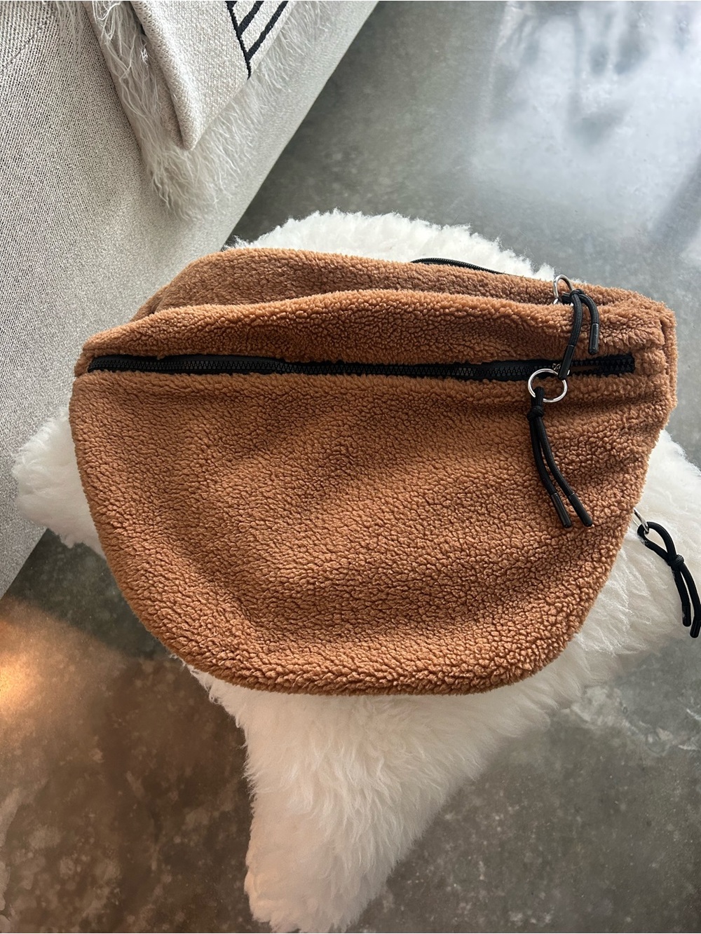 Free people Overachiever Sherpa Sling Bag